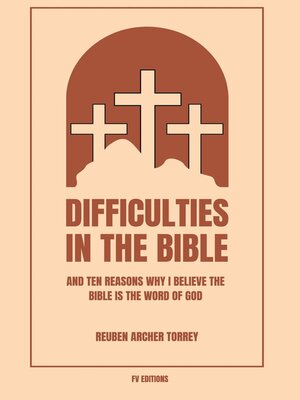 cover image of Difficulties in the Bible